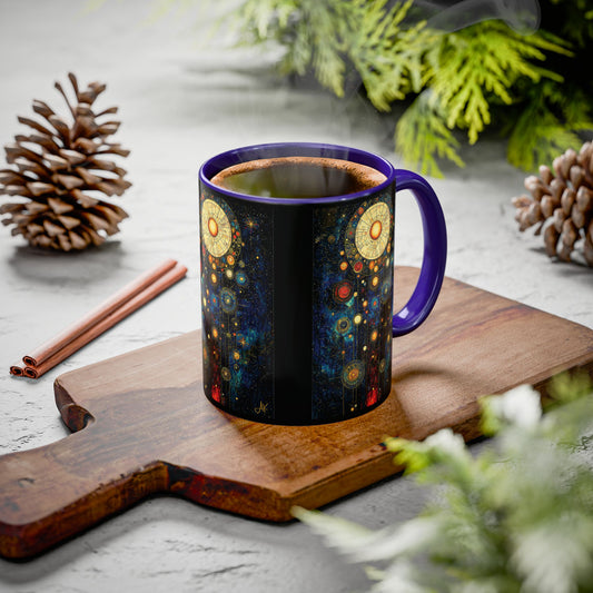 "Ancient Connection to God", Colorful Mugs (11oz, 15oz)