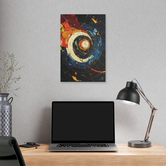 "Shatterdawn Vortex", Stretched Classic Canvas Fine Art Print