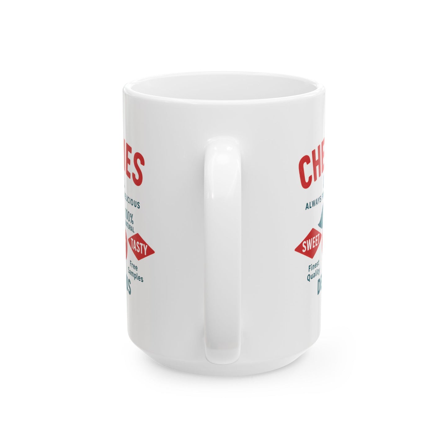 "Delicious Cherries", White Mug, (11oz & 15oz)