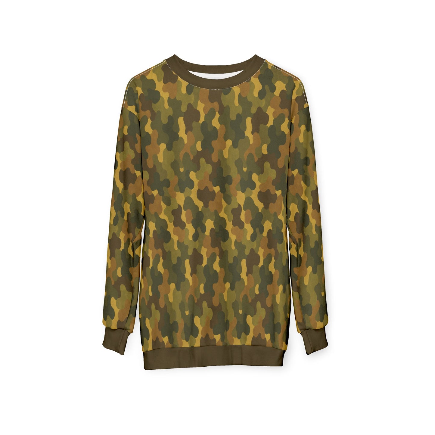 "SASR Day-Ops Camouflage", Unisex Sweatshirt (SASR Brown Cuffs and Collar)
