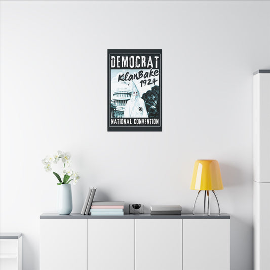"Democrat KlanBake 1924", Matte Canvas Fine Art Print