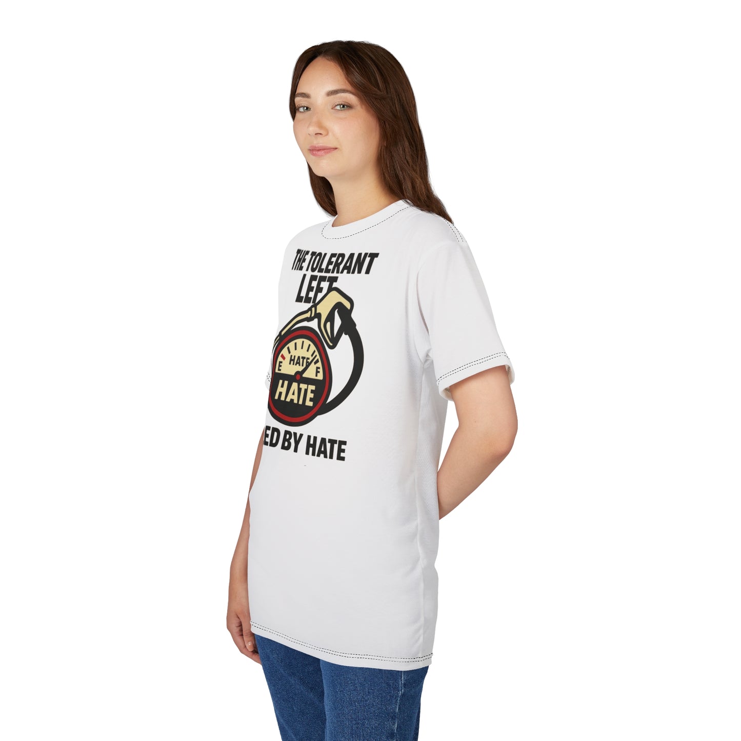 "The Tolerant Left", Unisex T-shirt (Doctor White)