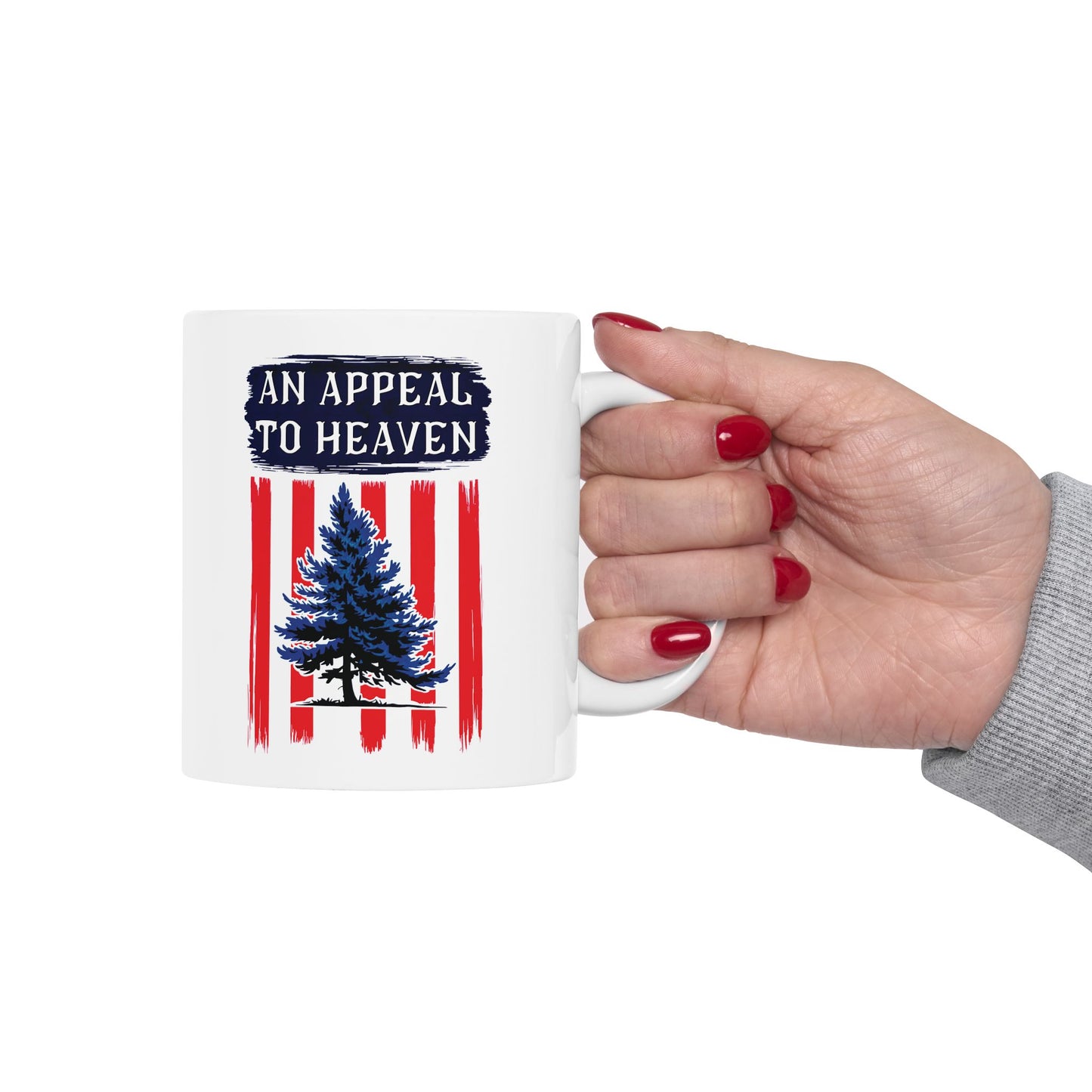 "An Appeal to Heaven", White Mug (11oz & 15oz)