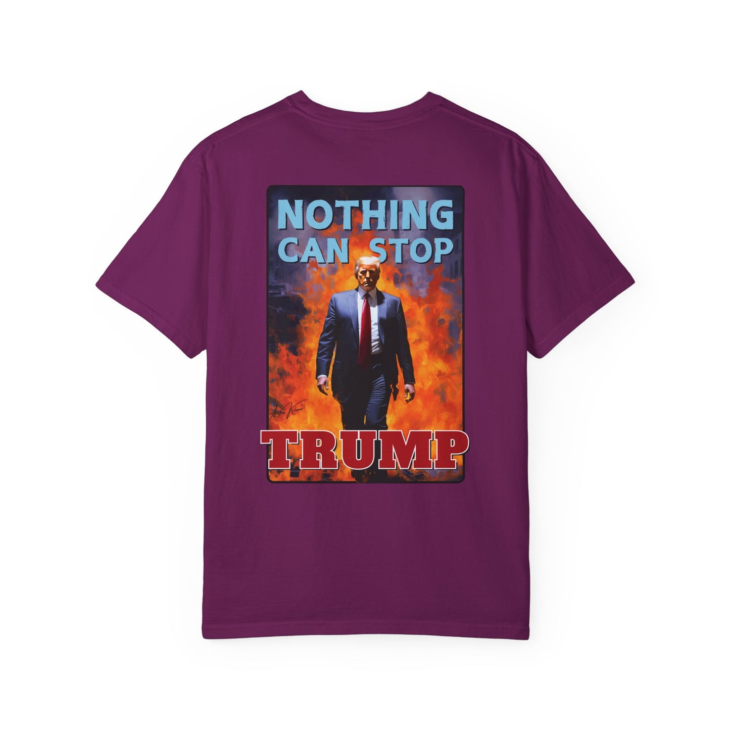 "Nothing Can Stop Trump", Unisex T-shirt (Dark Colors)