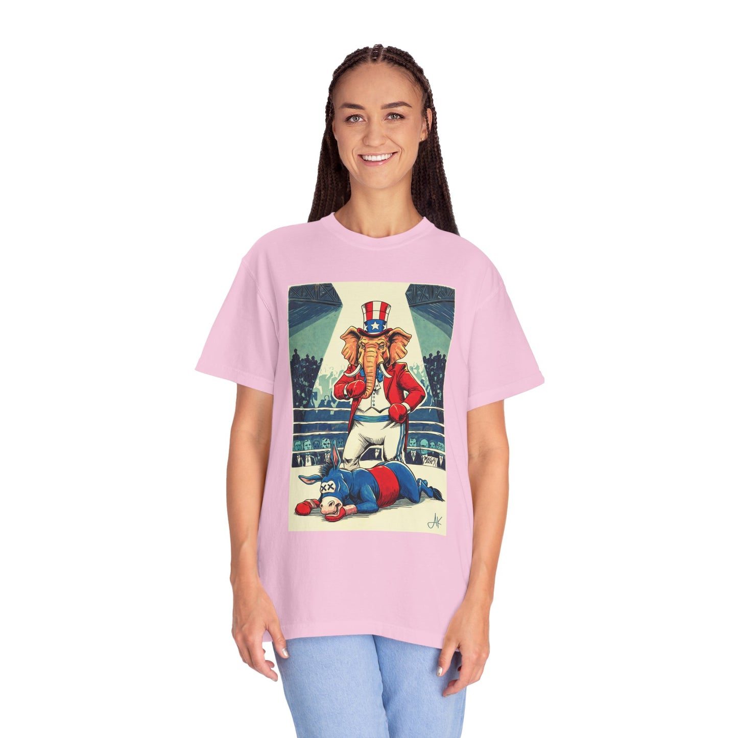 "Brutal Woke Knockout 2024", Unisex T-shirt (Light Colors)