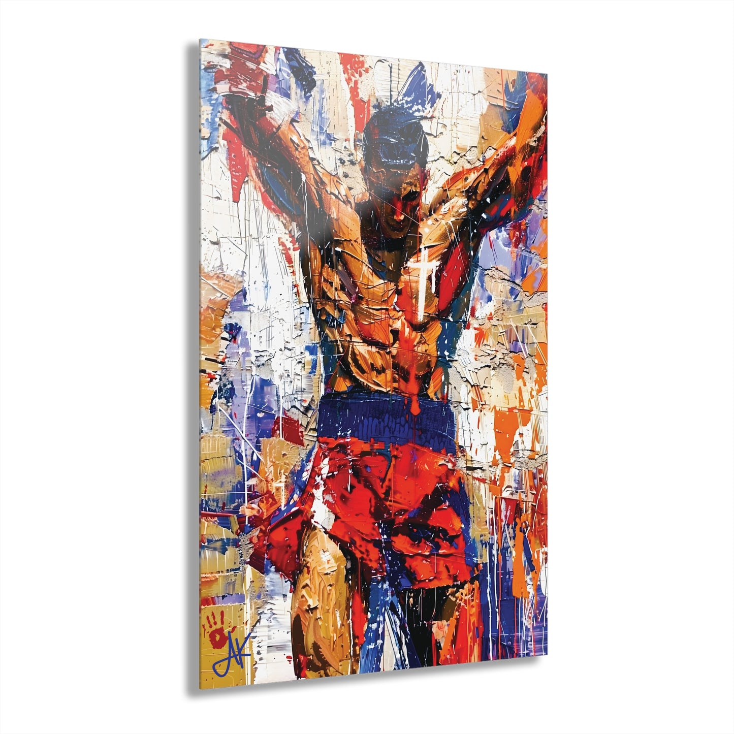 "Fight to Win", Fine Art Acrylic Wall Prints (French Cleat Hanging)