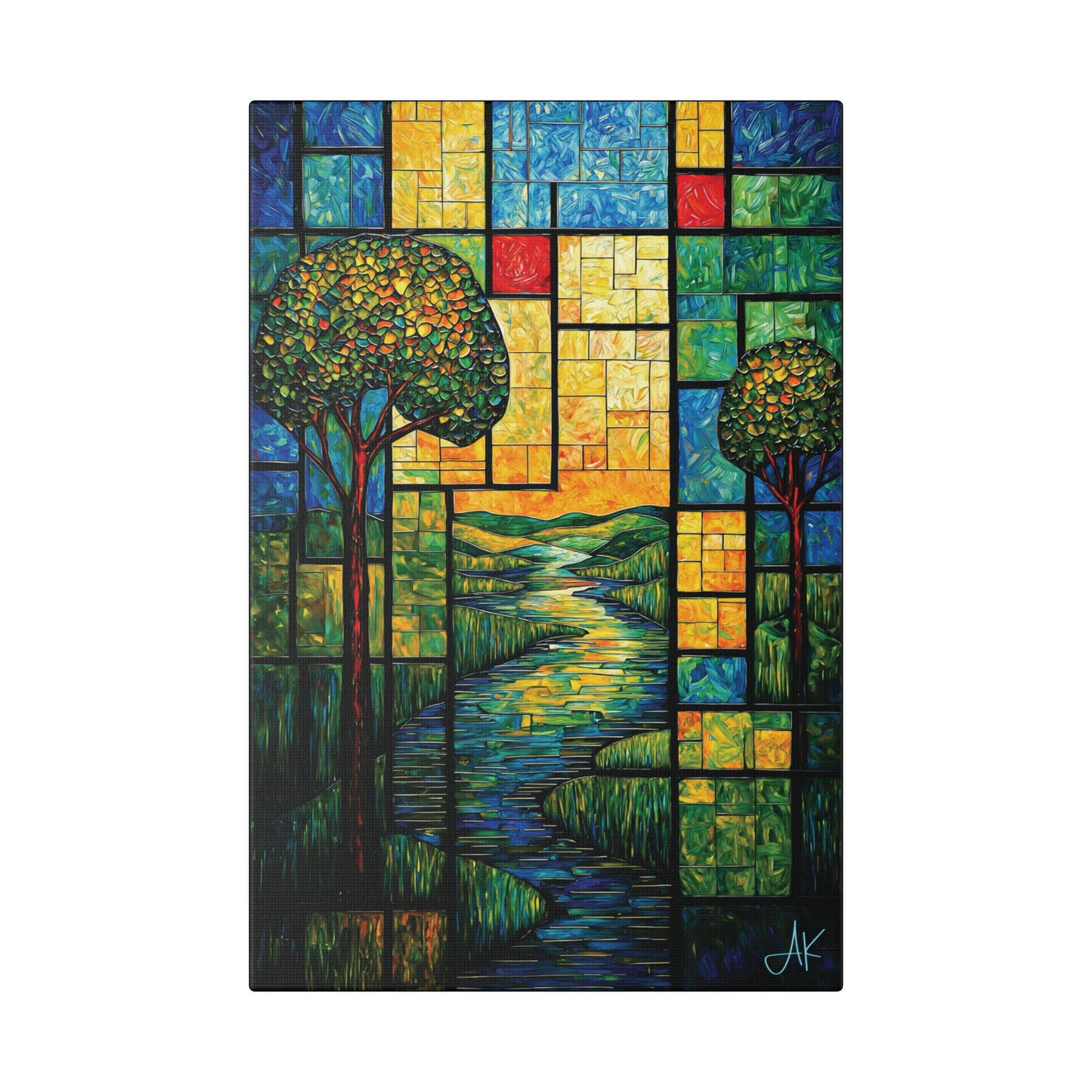 "River Add" #01, Stretched Classic Canvas Fine Art Print