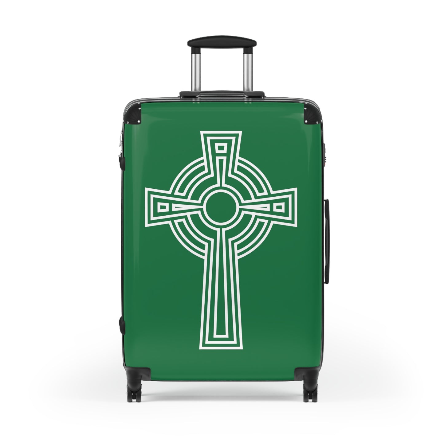 "A Simple High Cross", Suitcases (Dark Green)