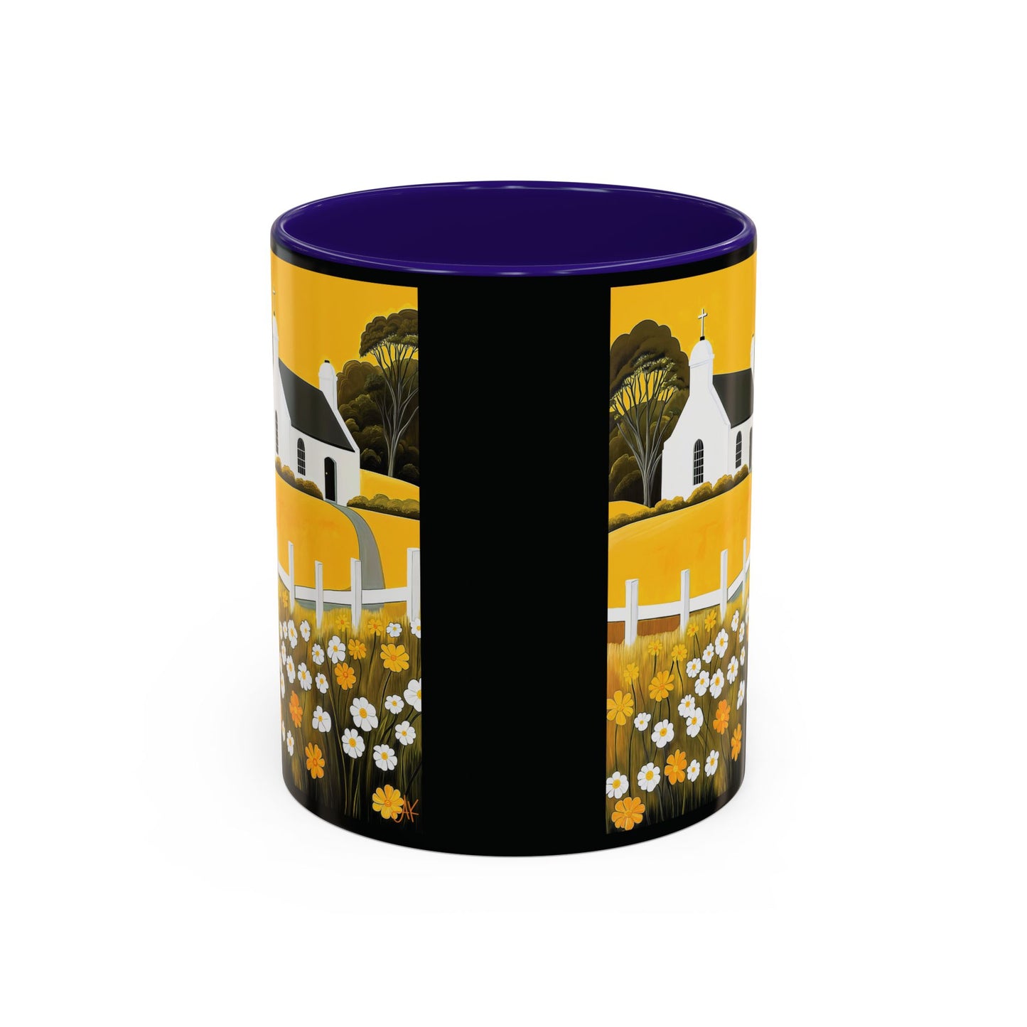 "Eaglais a’ Bhuidhe (Gaelic) - The Church of Golden Hope (English)", Colorful Mugs (11oz & 15oz)