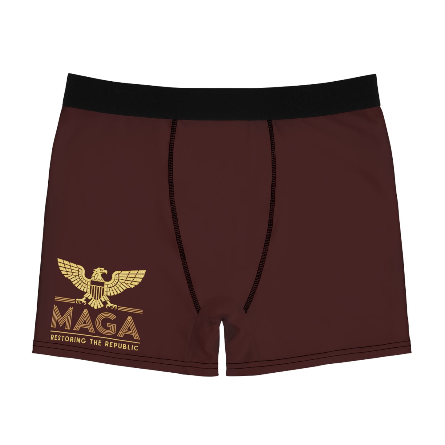 "MAGA - Restoring the Republic", Men's Boxer Briefs (Nine Tails Red)