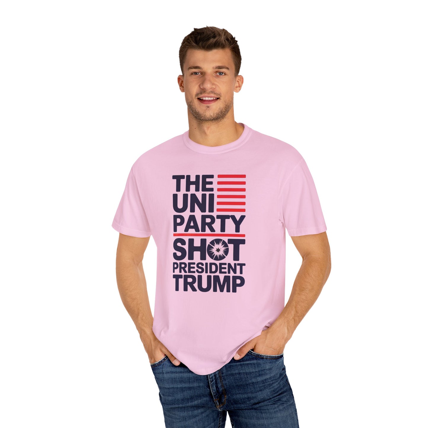 "The Uniparty Shot President Trump" #01, Unisex T-shirt