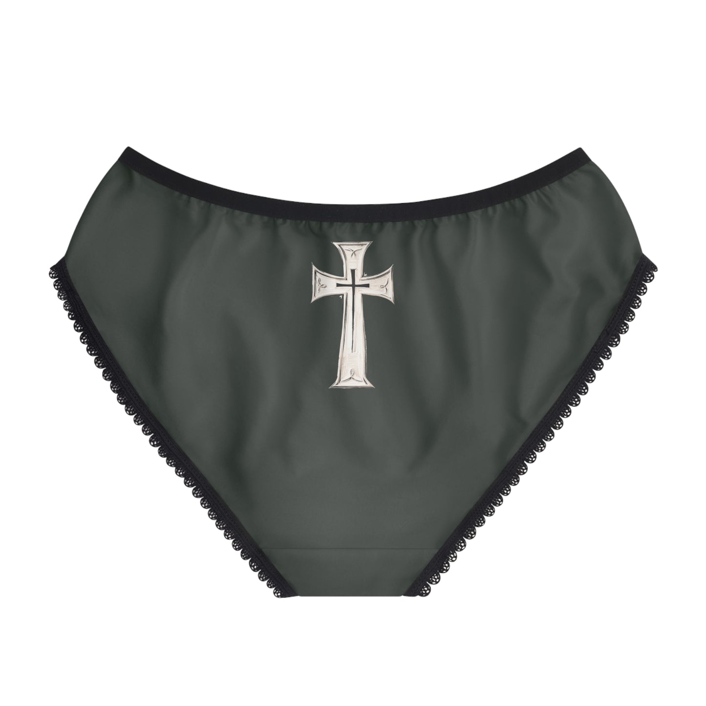 "First Darkness Then Comes Light" #02, Women's Briefs (Hail Cloud Grey)