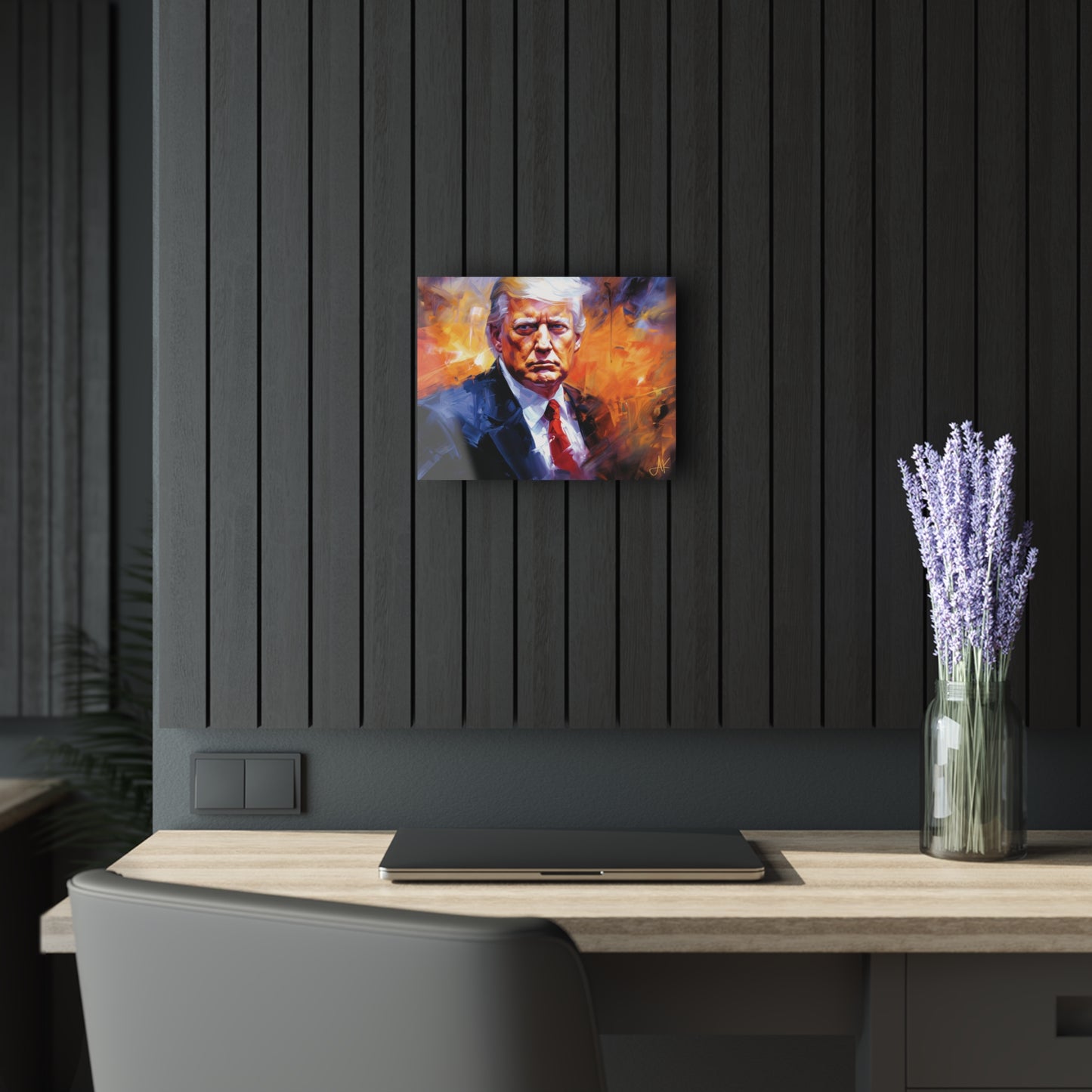 "Trump Portrait" #09, Acrylic Wall Prints (French Cleat Hanging)