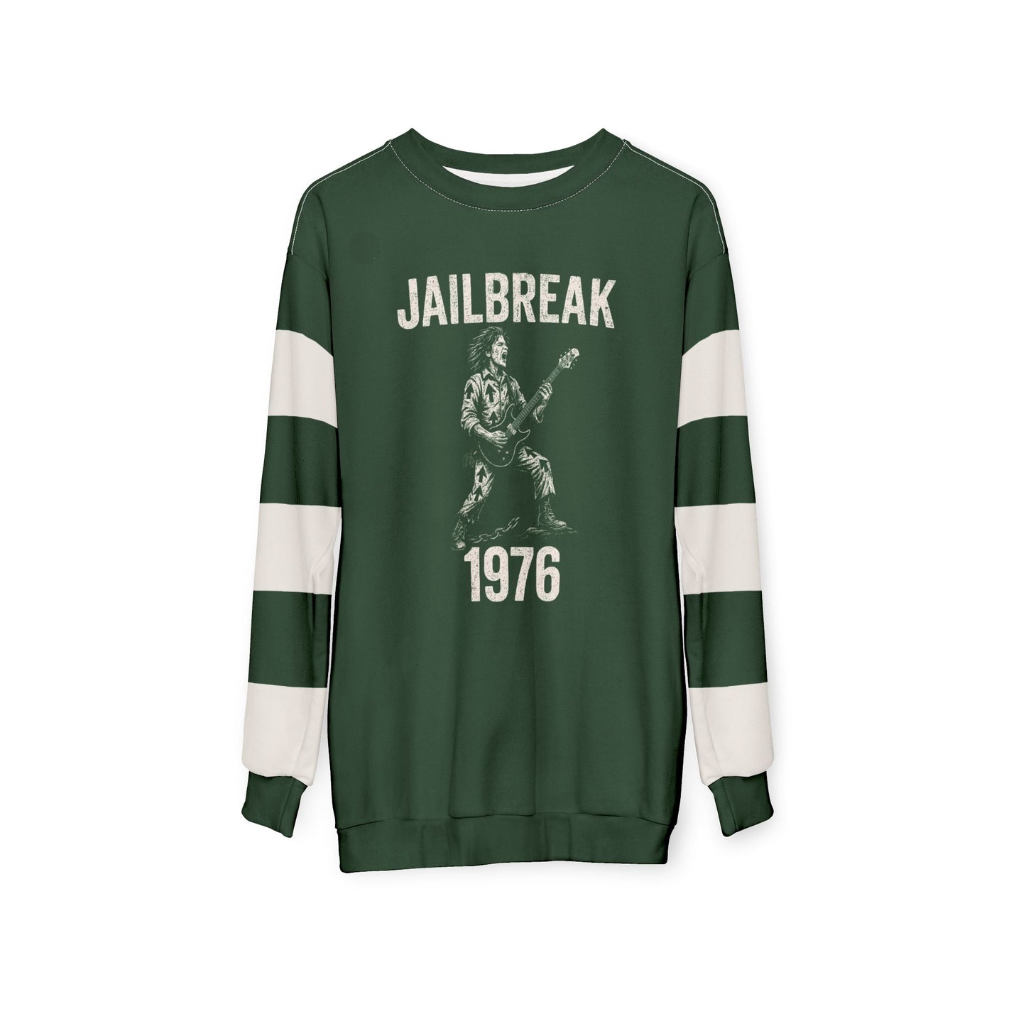 "Jailbreak 1976", Unisex Sweatshirt (Monsoon Green)