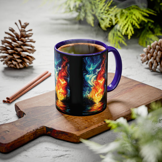 "Naomh Solus (Gaelic) - Sacred Light (English)", Colorful Mugs (11oz, 15oz)