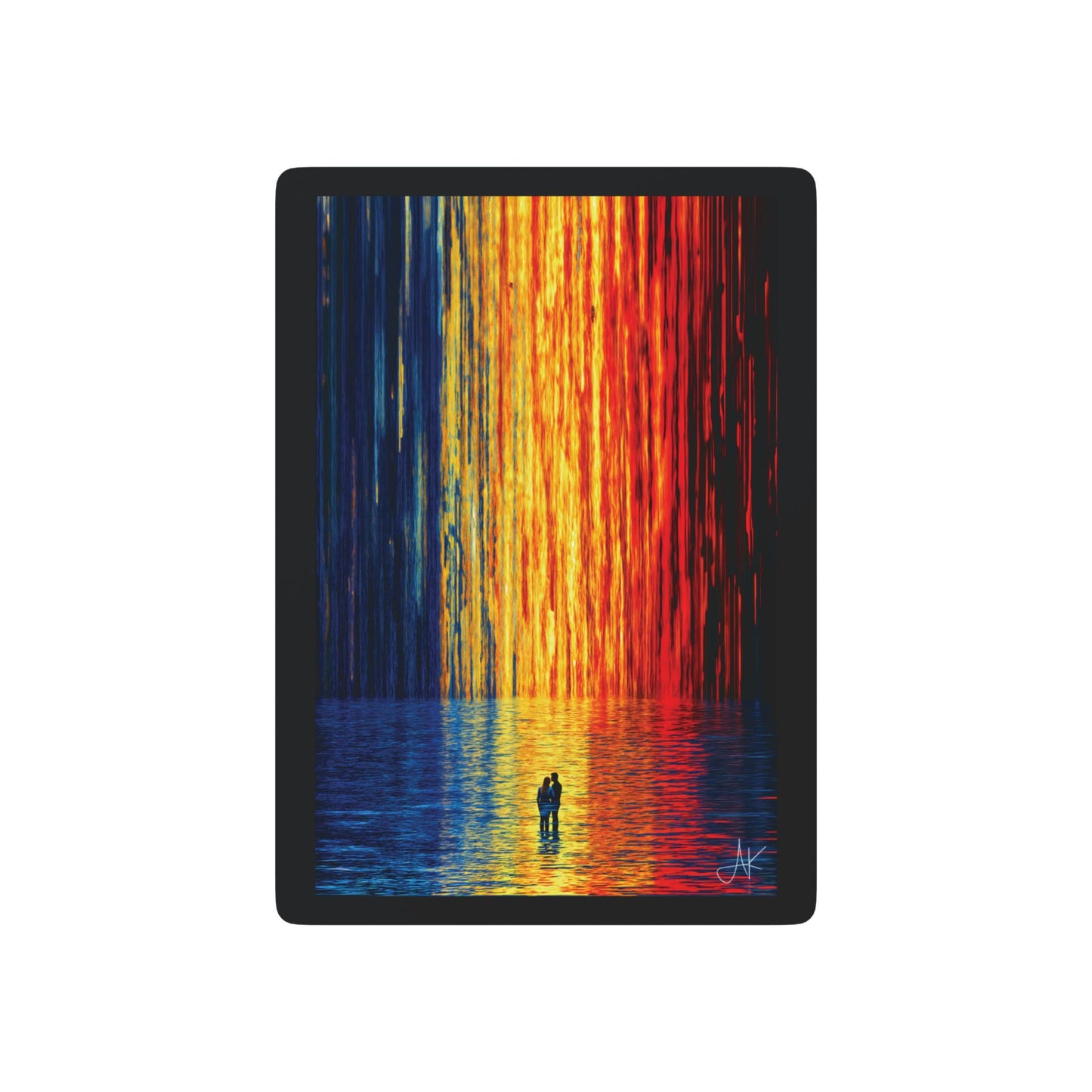 "Two are One", Fine Art Playing Cards (Moonless Black)