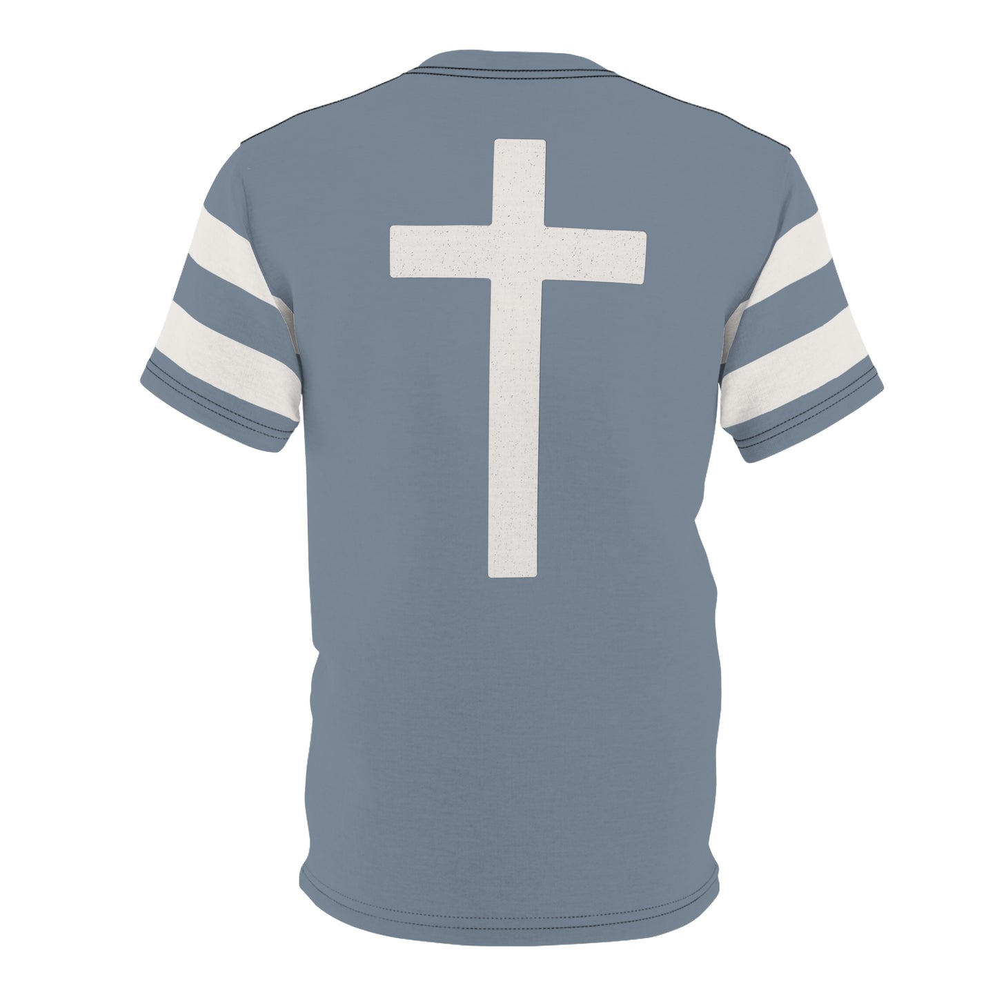 "Faith Overcomes Fear", Unisex Tee (Atlantic Grey)