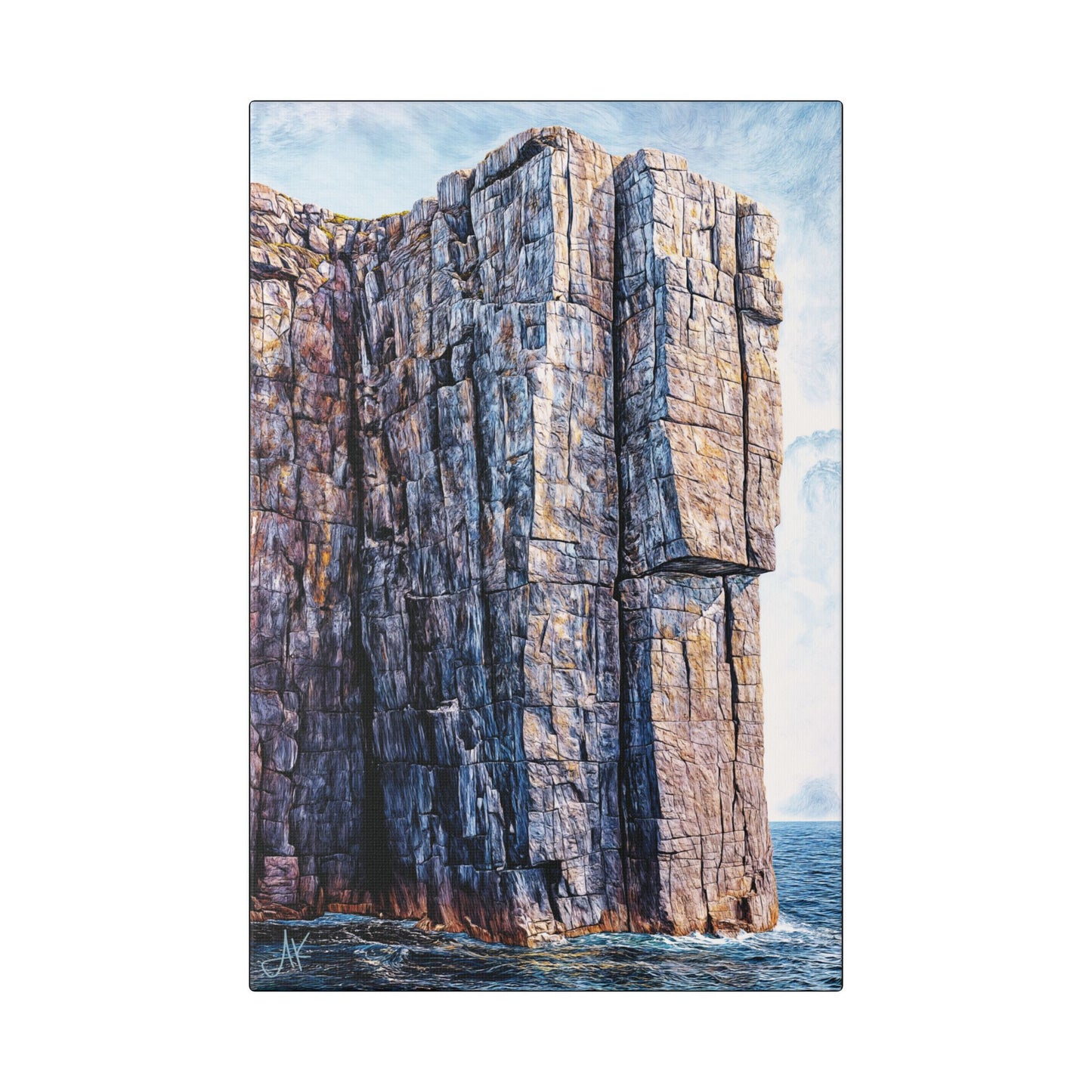"Fortress Antrim", Stretched Classic Canvas Fine Art Print