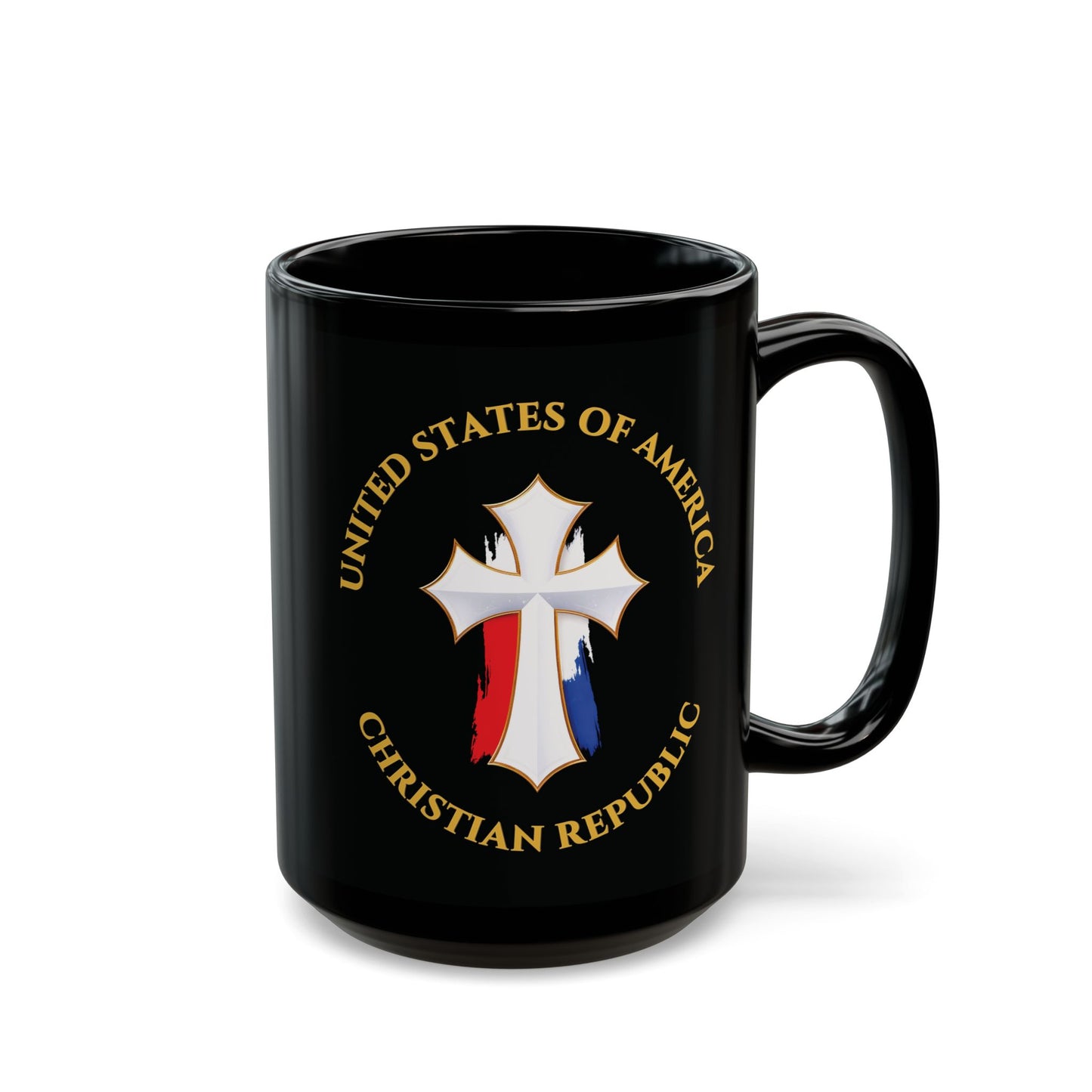 "USA Christian Republic" #12, Black Mug (11oz & 15oz)