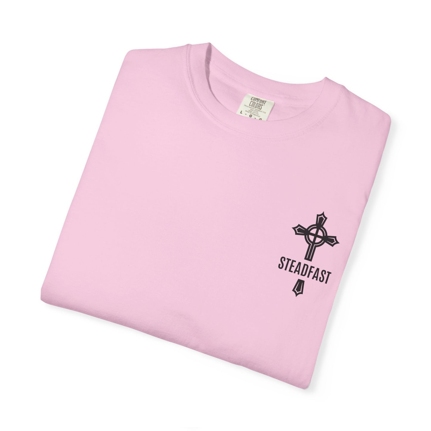 "Steadfast Cross in Black", Unisex T-shirt