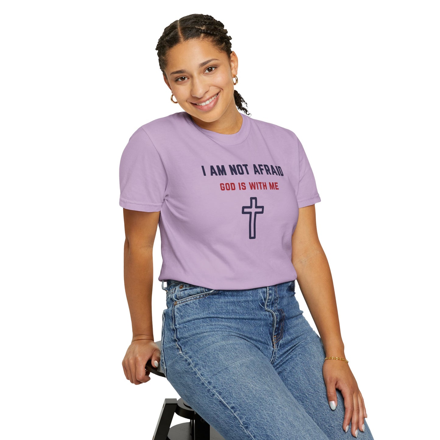 "I am not Afraid", Unisex T-shirt (Light Colors)