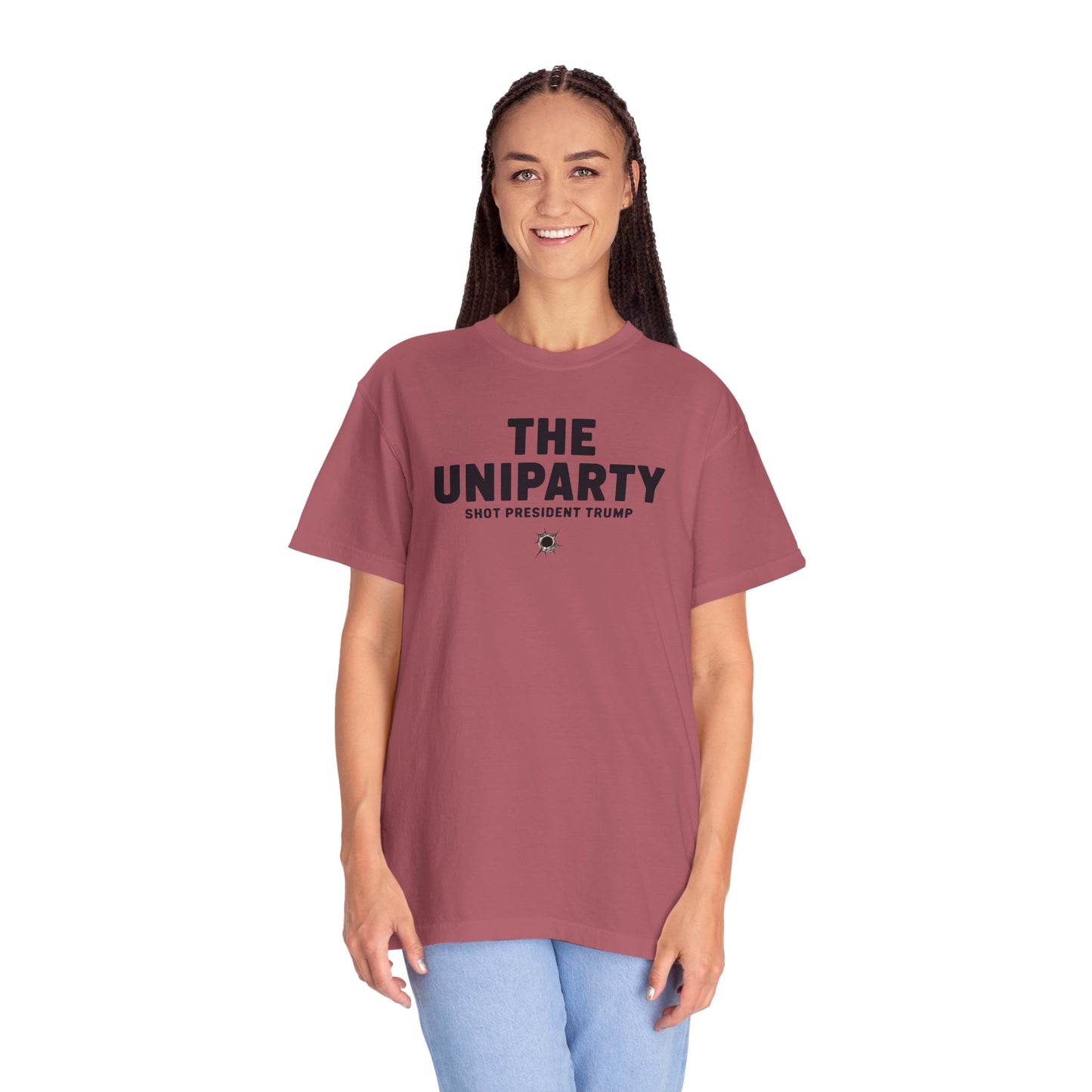 "The Uniparty Shot President Trump" #02, Unisex T-shirt