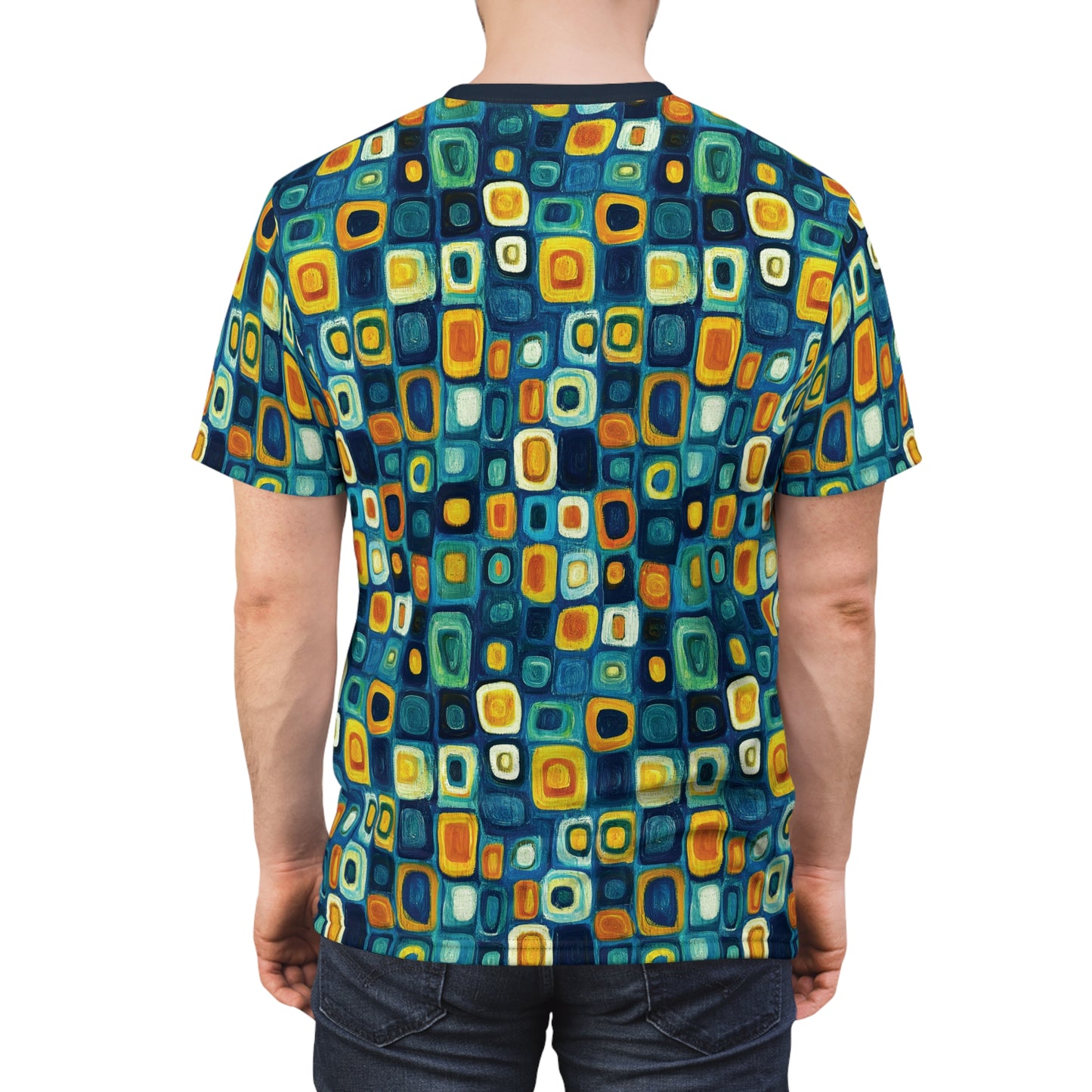 "Soul Mosaic", Unisex Tee (Birlinn Blue Collar)
