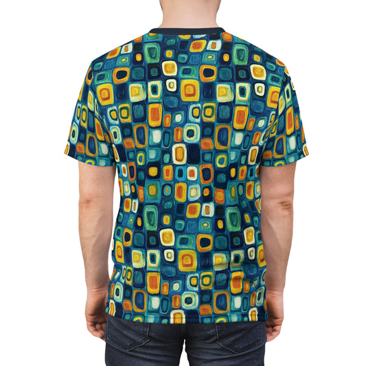"Soul Mosaic", Unisex Tee (Birlinn Blue Collar)
