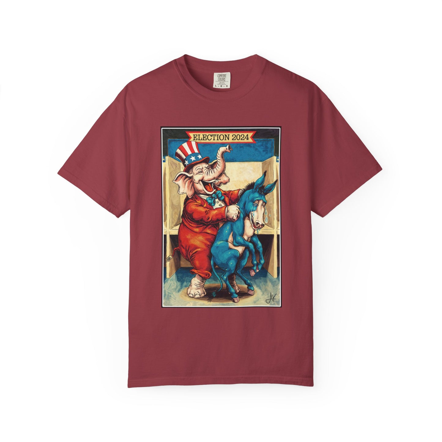 "MAGA Spanked the Donkeys 2024", Unisex T-shirt (Light Colors)