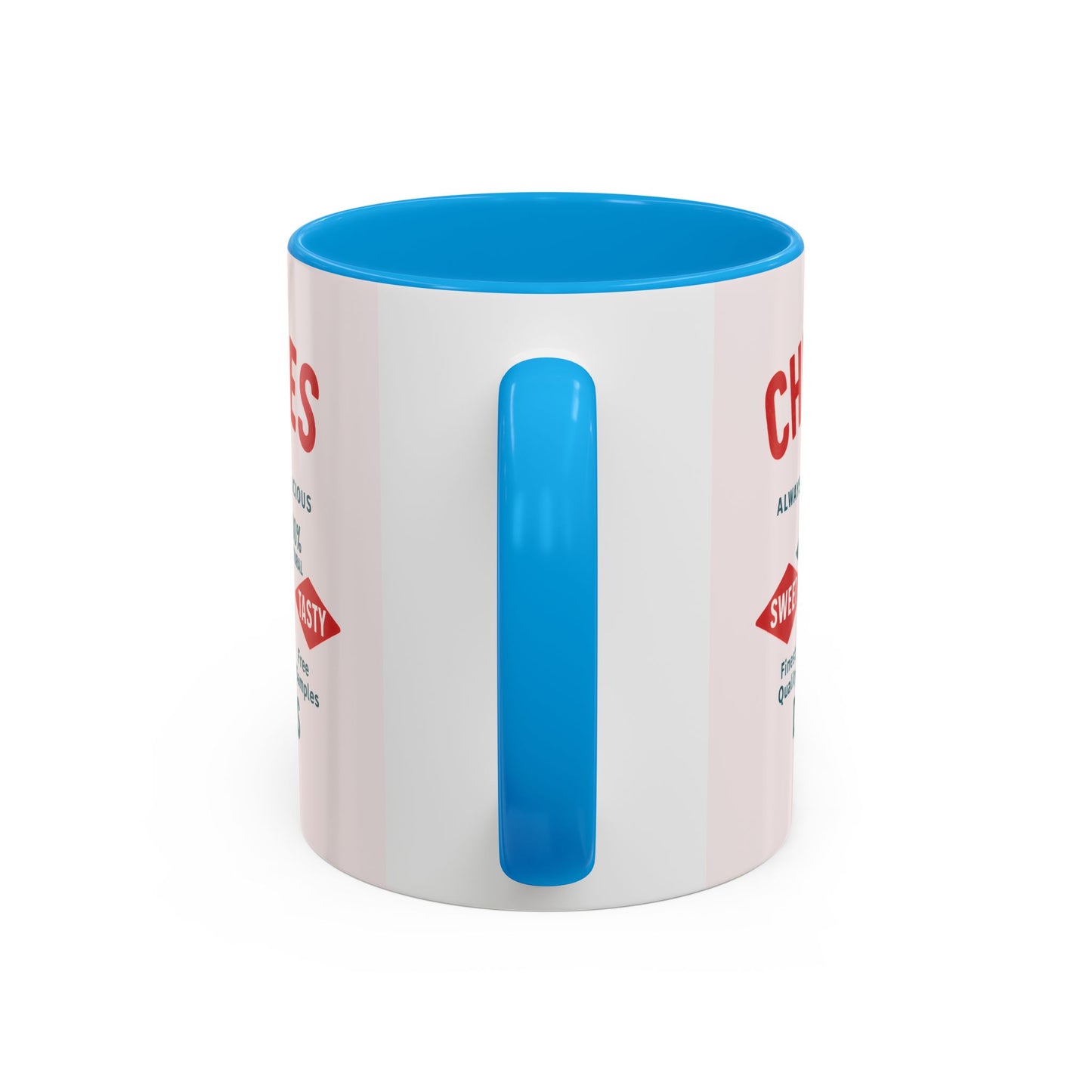 "Delicious Cherries", Colorful Mugs (11oz, 15oz) (Sea Salt Sherbet)