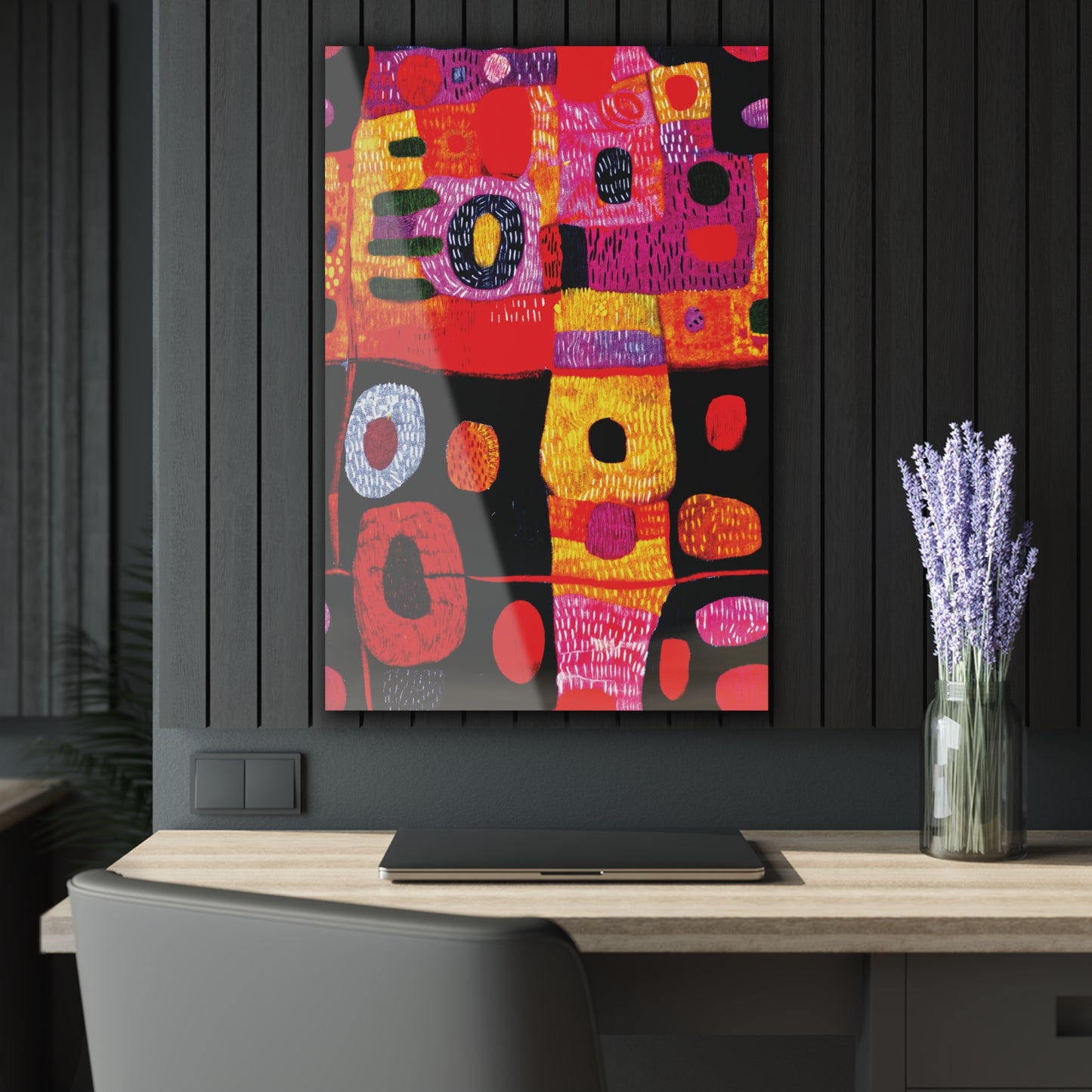 "Abstract 78", Fine Art Acrylic Wall Prints (French Cleat Hanging)