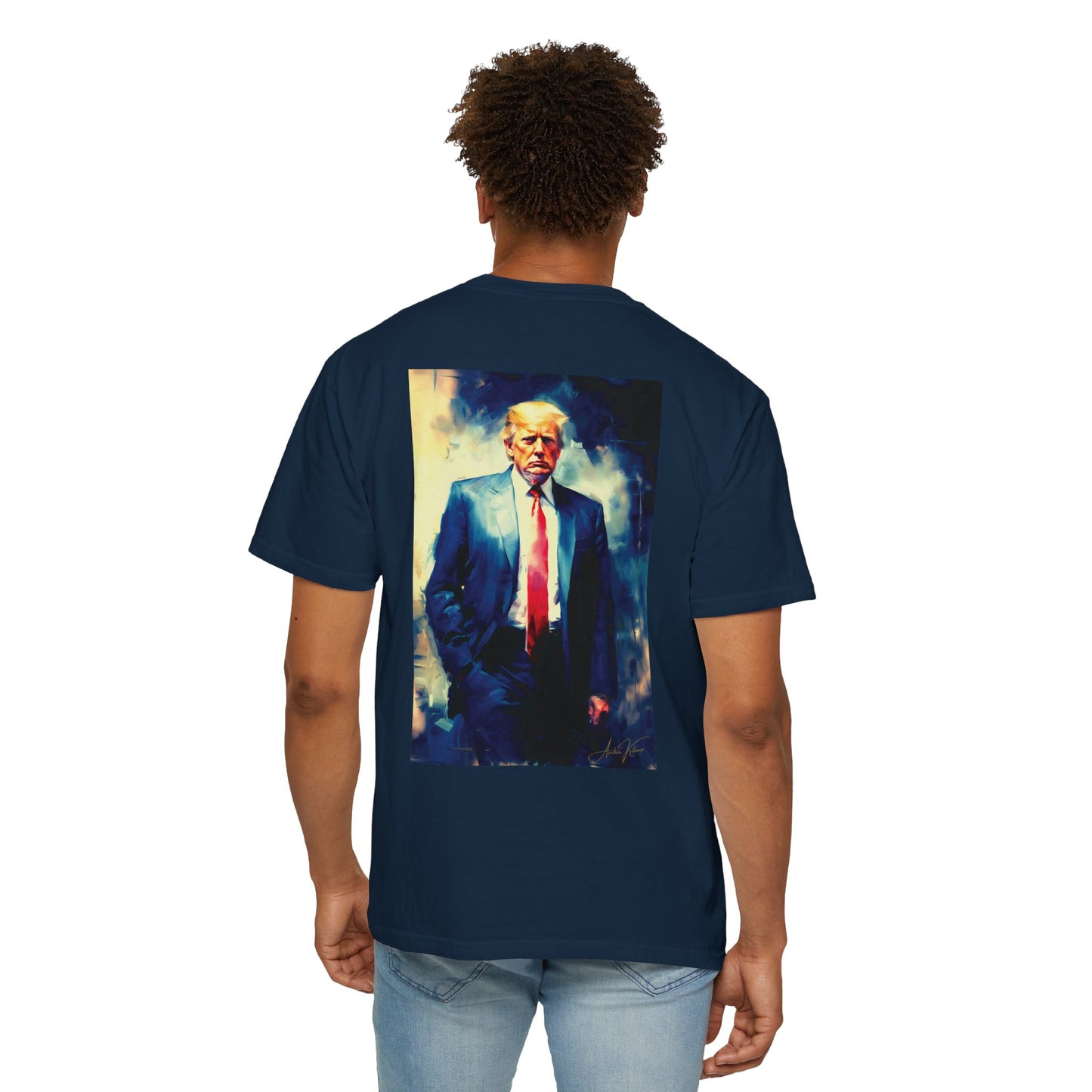 "Trump Portrait No. 6", Unisex T-shirt (Dark Colors)