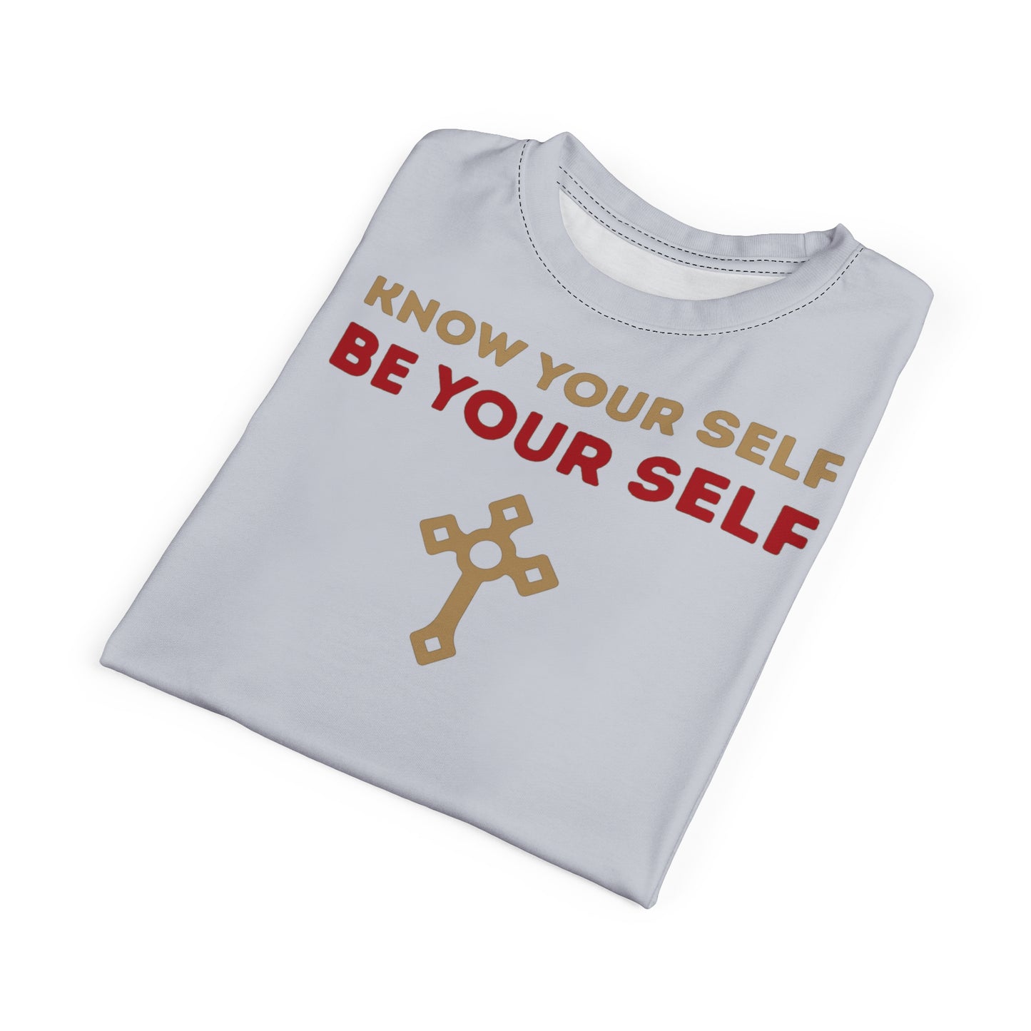 "Know Your Self", Unisex T-shirt (Inked Silk Grey)