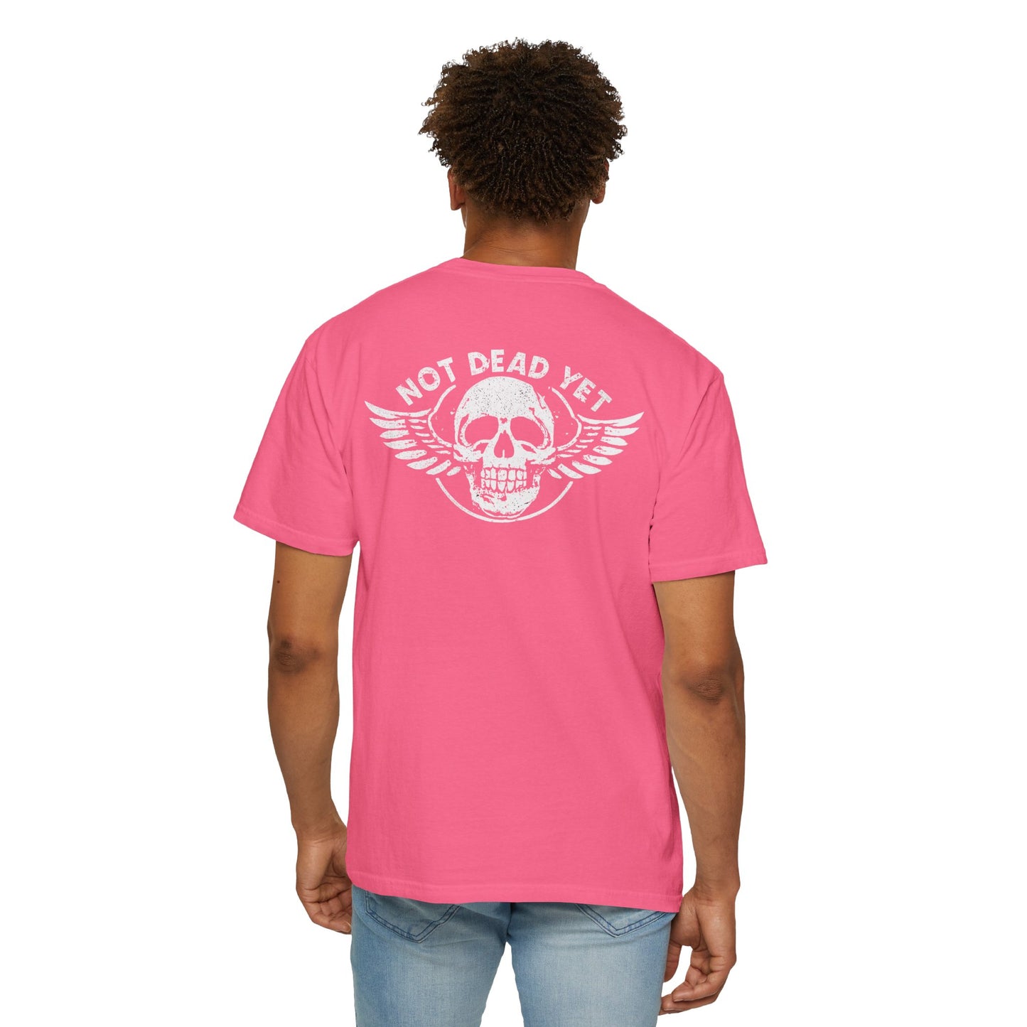"Not Dead Yet - Winged Skull", Unisex T-shirt