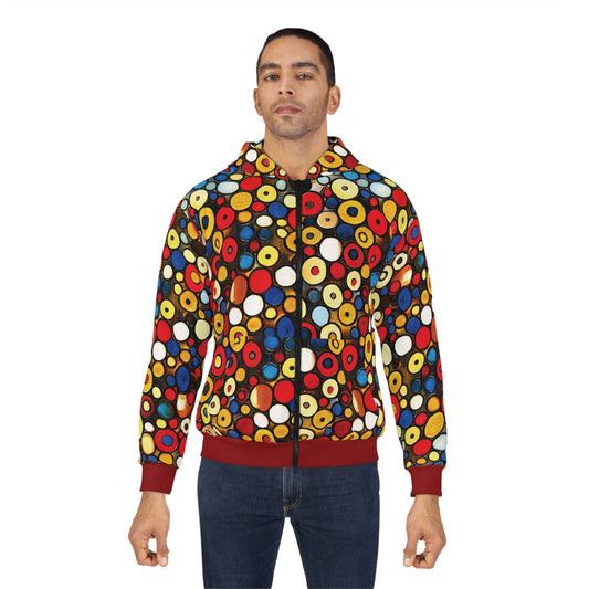 "Bits and Bobs", Unisex Wearable Art Zip Hoodie