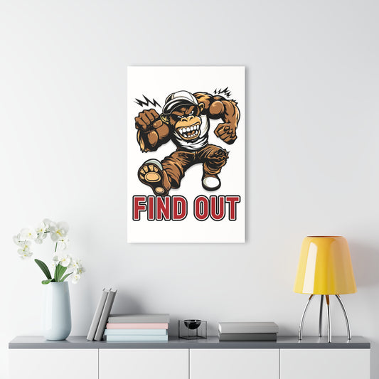 "Find Out", Acrylic Wall Prints (French Cleat Hanging) (Porcelain White)