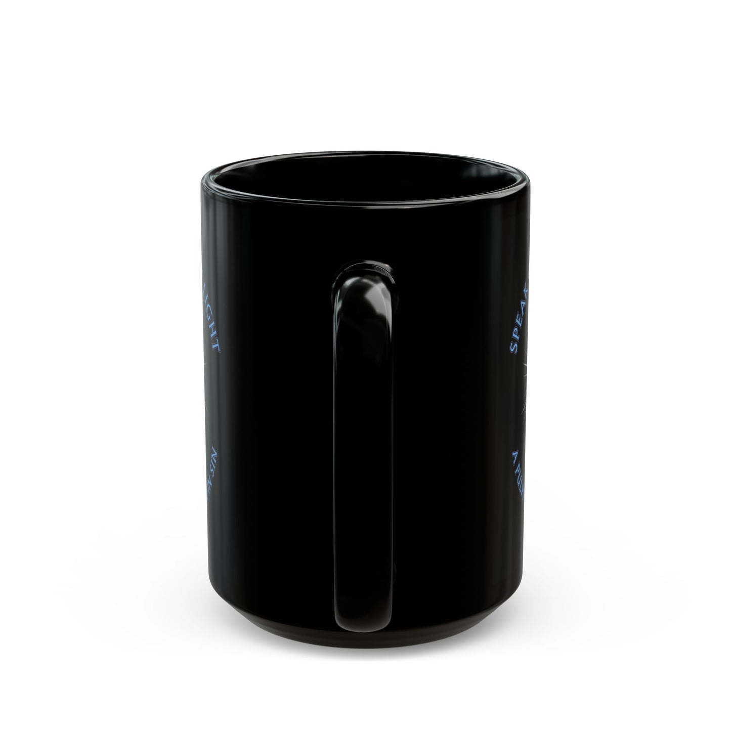 "Speak only from Light", Black Mug (11oz & 15oz)