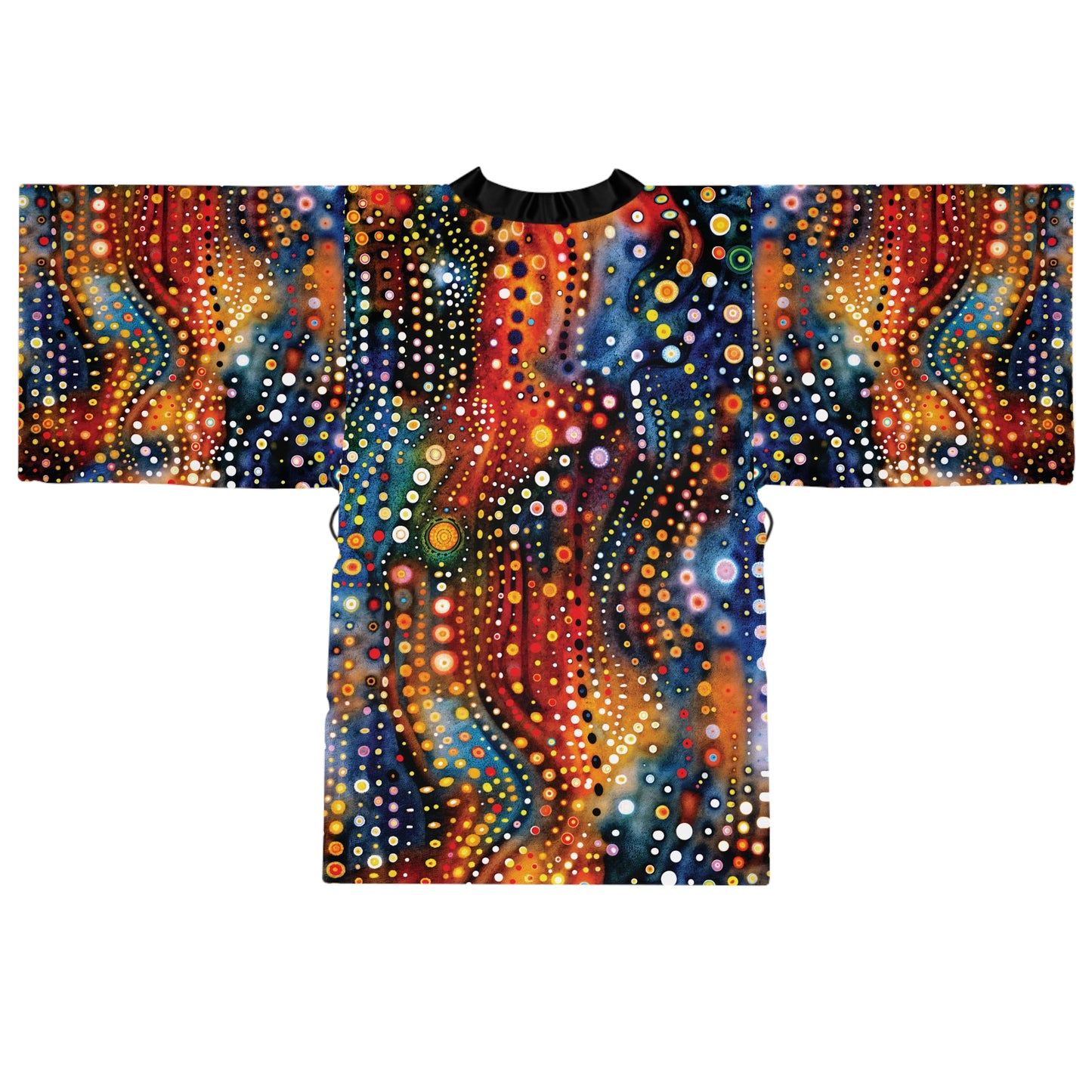 "Abstract 69", Long Sleeve Kimono Robe