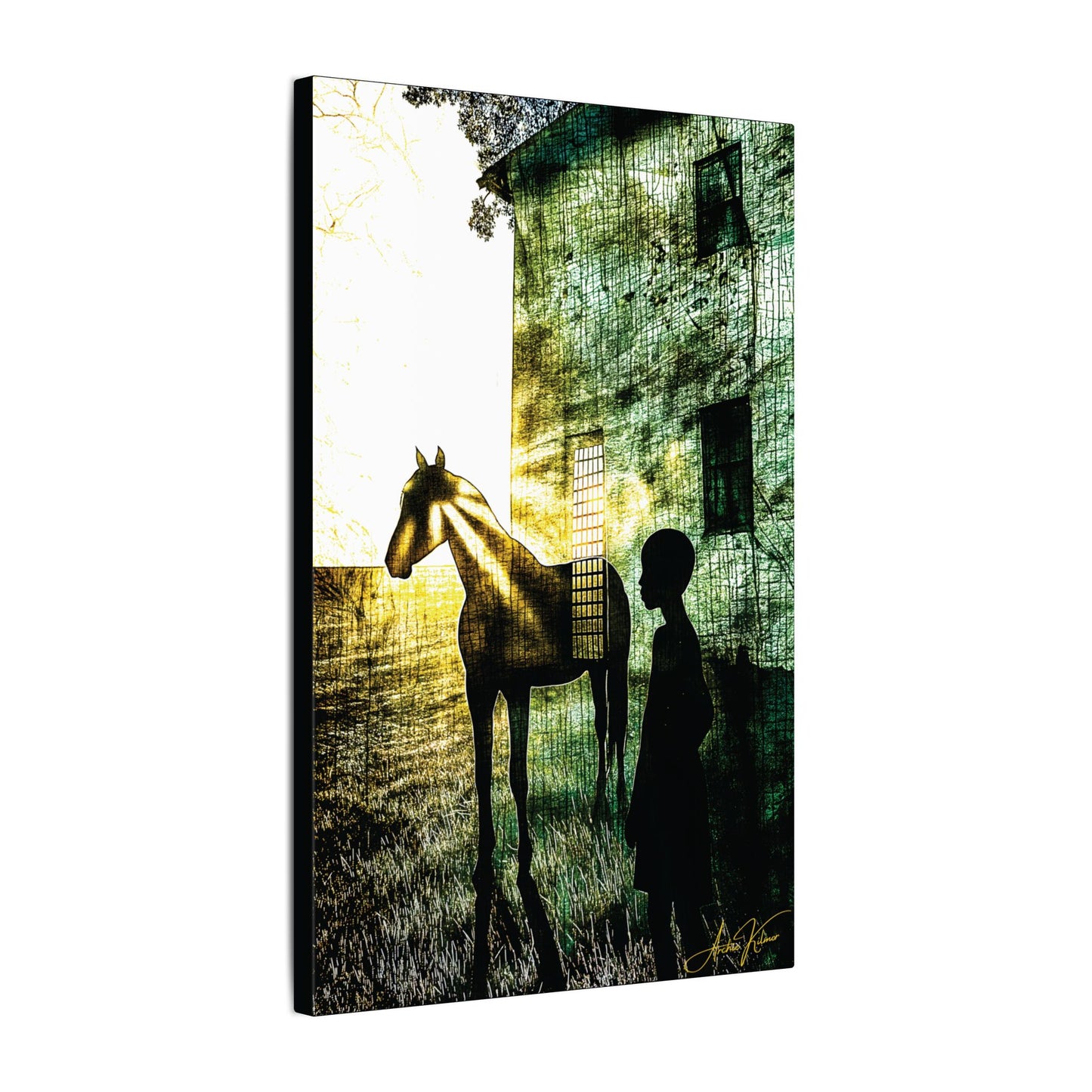 "The Back Paddock", Matte Canvas Fine Art Print