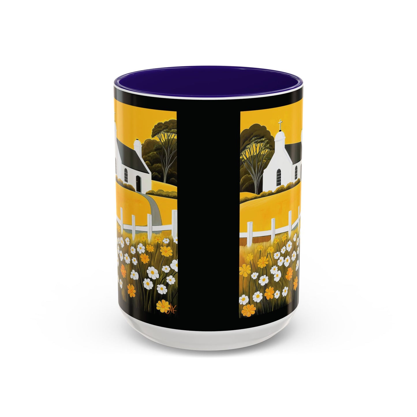"Eaglais a’ Bhuidhe (Gaelic) - The Church of Golden Hope (English)", Colorful Mugs (11oz & 15oz)