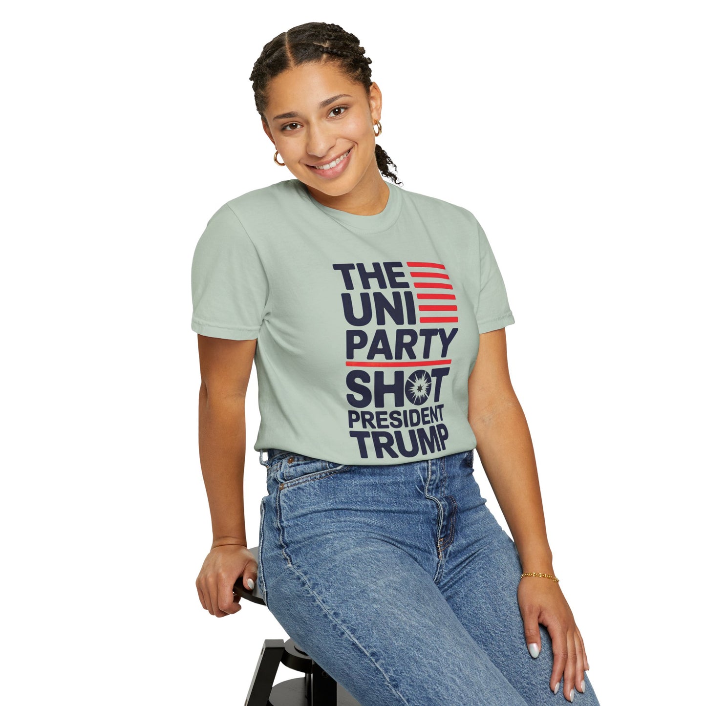 "The Uniparty Shot President Trump" #01, Unisex T-shirt