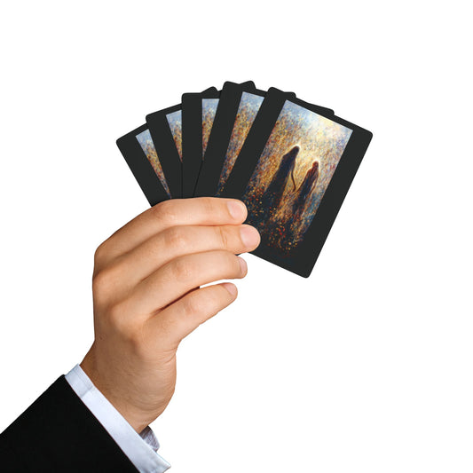 "A Thin Place", Fine Art Playing Cards (Void Black)