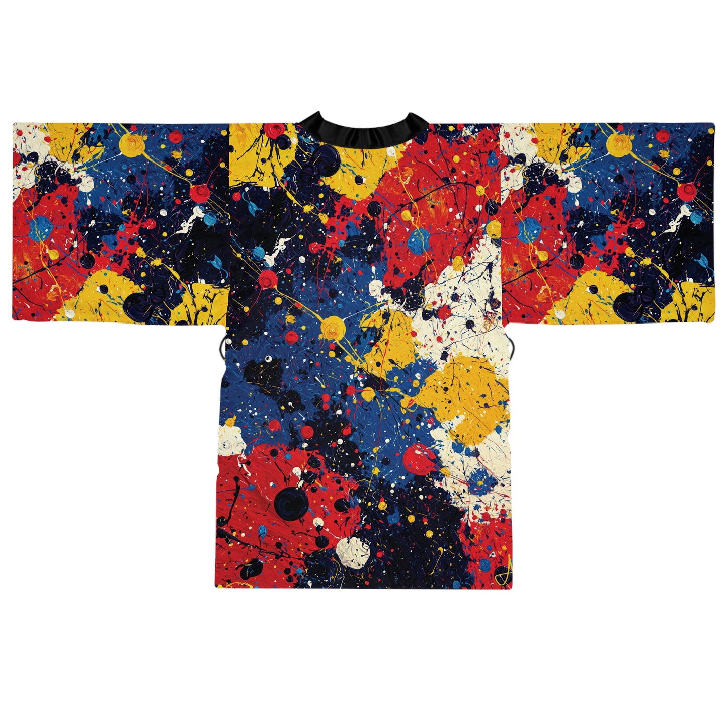 "Abstract 274", Long Sleeve Kimono Robe