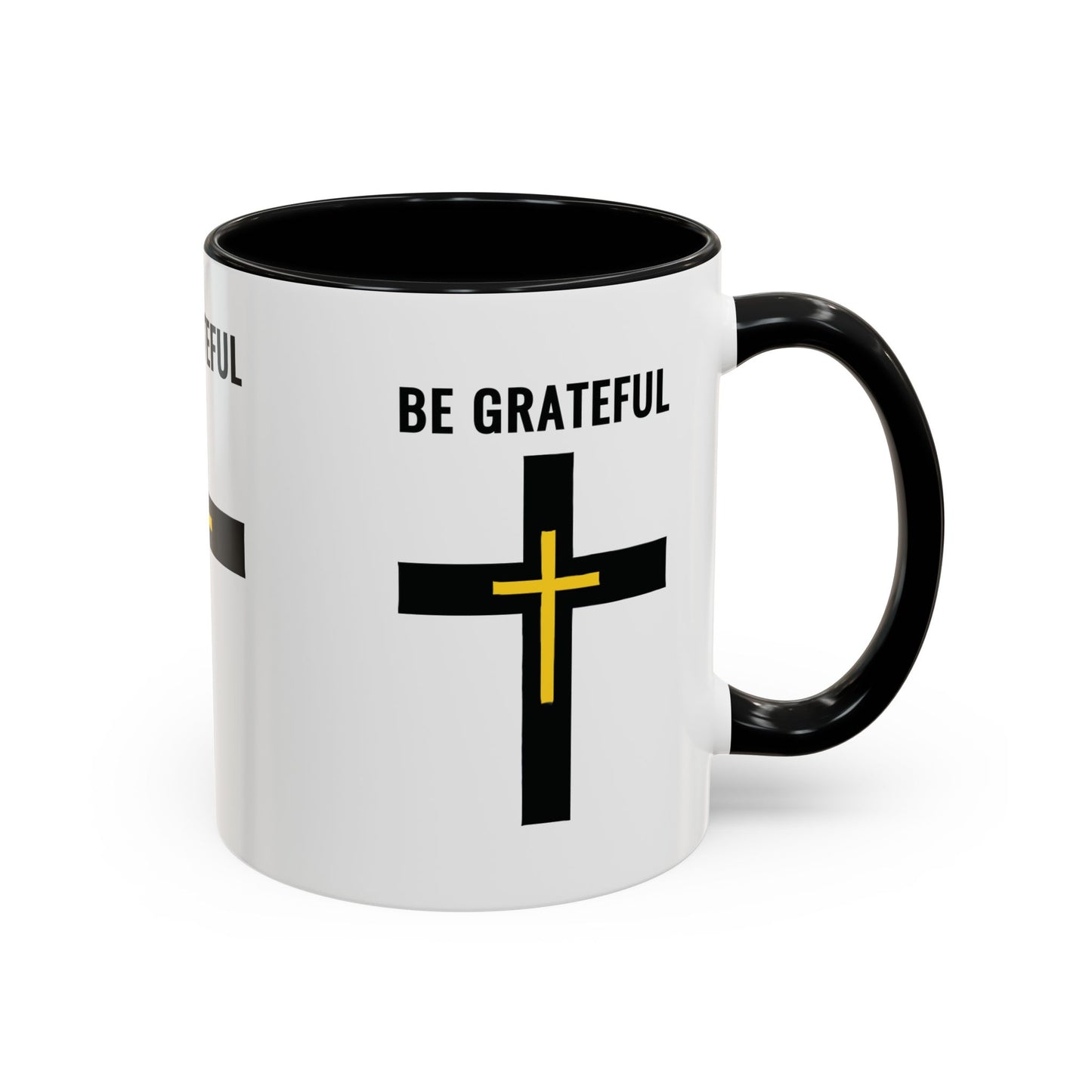 "Be Grateful", Accent Coffee Mug