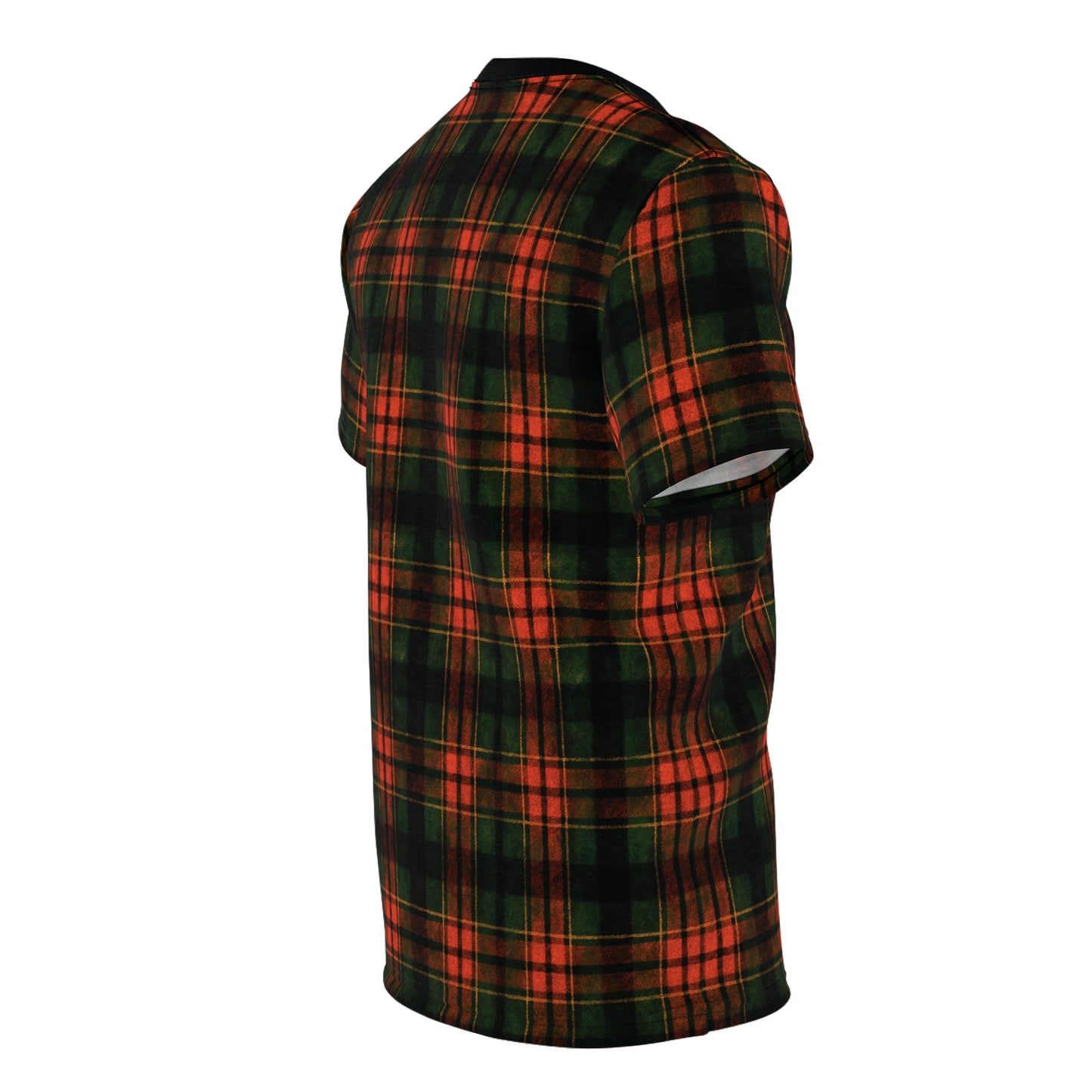 "Kilmor Brieve Tartan", Unisex Tee (Brieve Black Collar)
