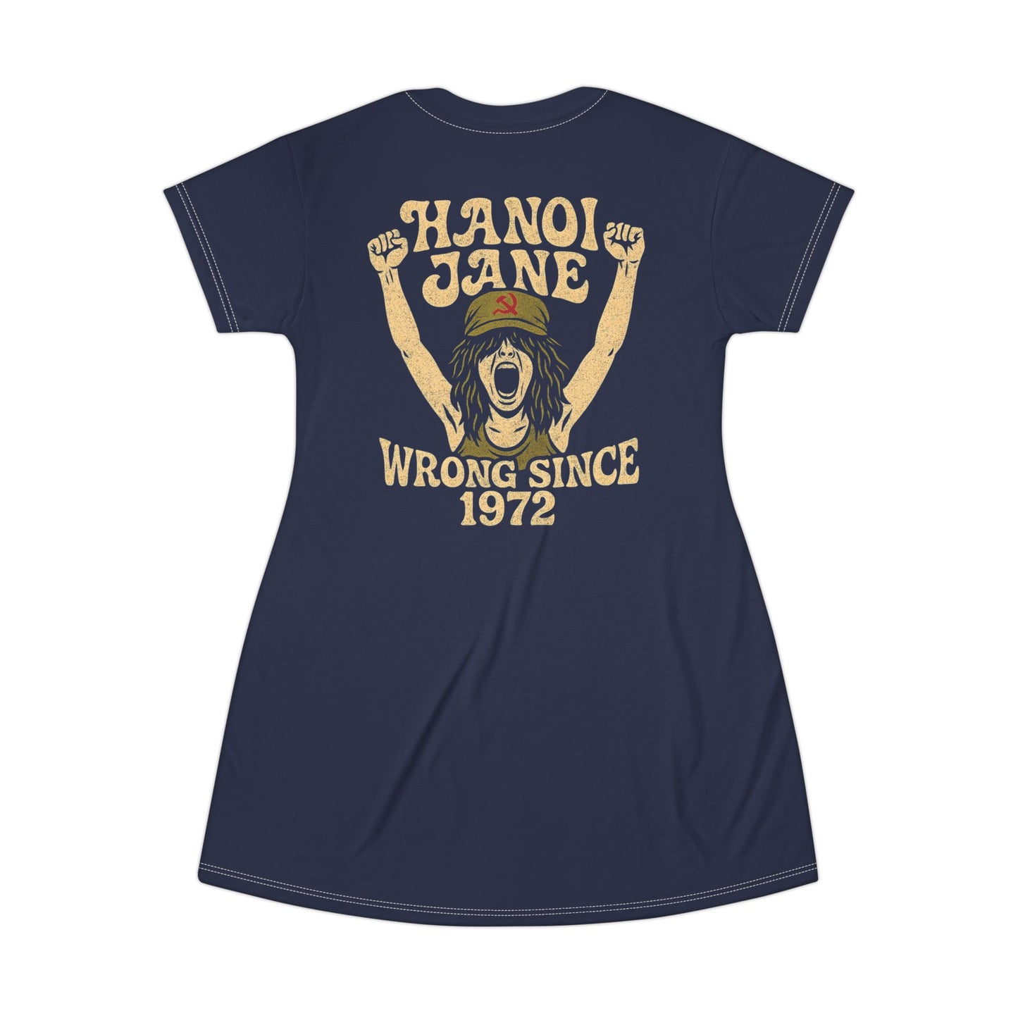 "Hanoi Jane", T-Shirt Dress (BGS Blue)