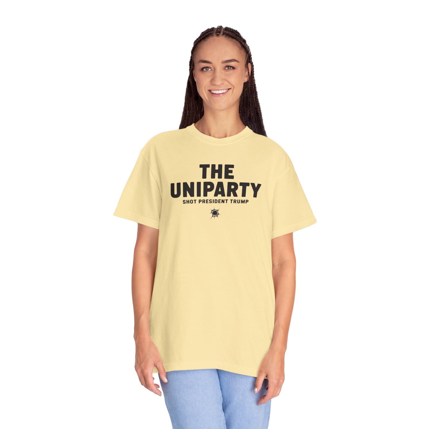 "The Uniparty Shot President Trump" #02, Unisex T-shirt