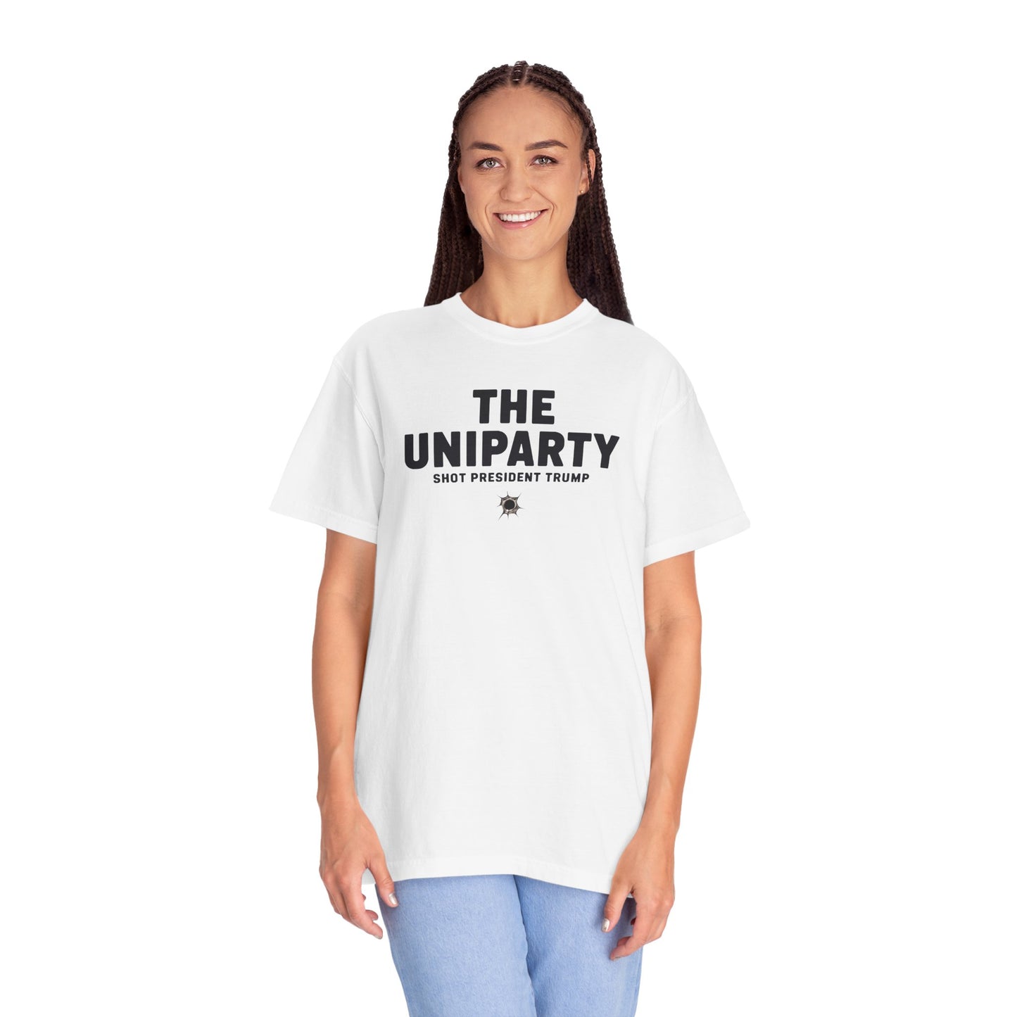 "The Uniparty Shot President Trump" #02, Unisex T-shirt