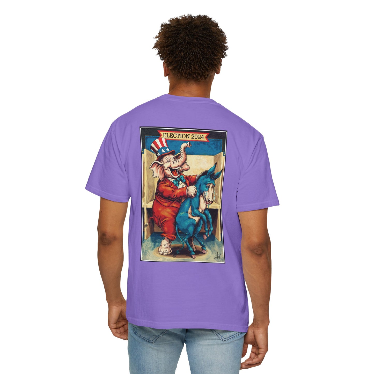 "MAGA Spanked the Donkeys 2024", Unisex T-shirt (Light Colors)