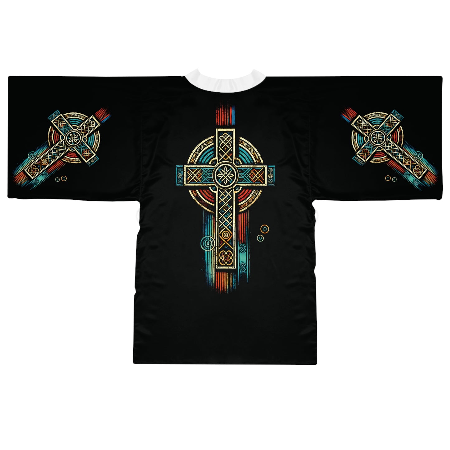 "Ancestral Faith", Long Sleeve Kimono Robe